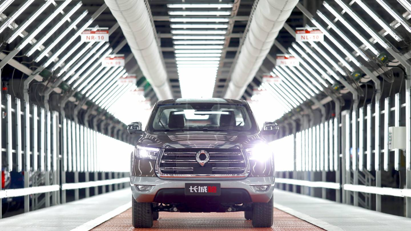 GWM Poer vue arrière et benne